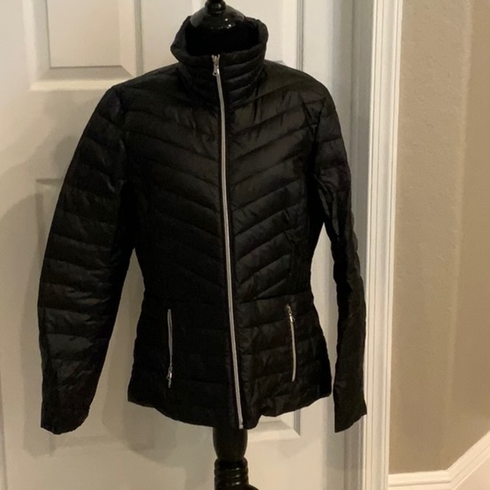 Kenneth Cole Reaction Fitted and packable Puffer coat  sz large